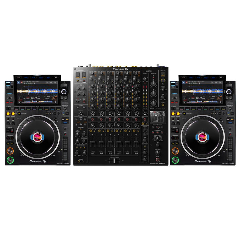 Pioneer DJ CDJ-3000 & DJM-V10 Package