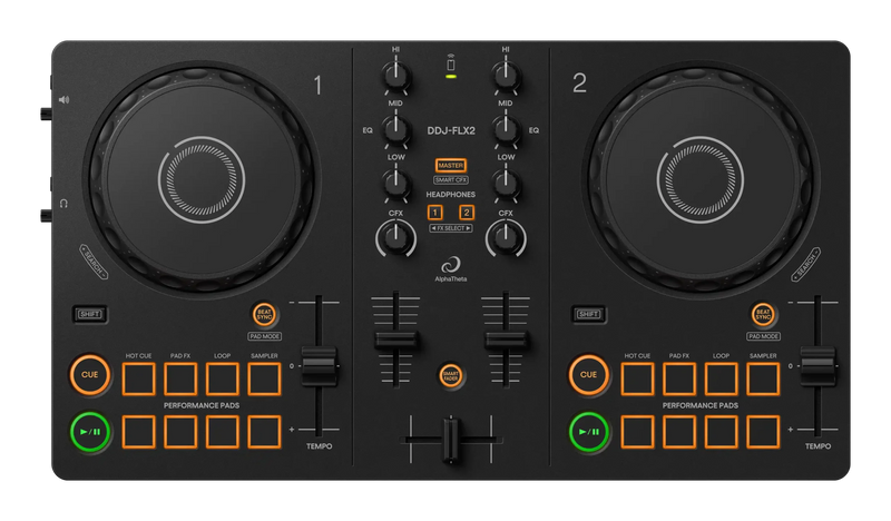 Alphatheta DDJ-FLX2 2 Channel USB & Bluetooth DJ Controller