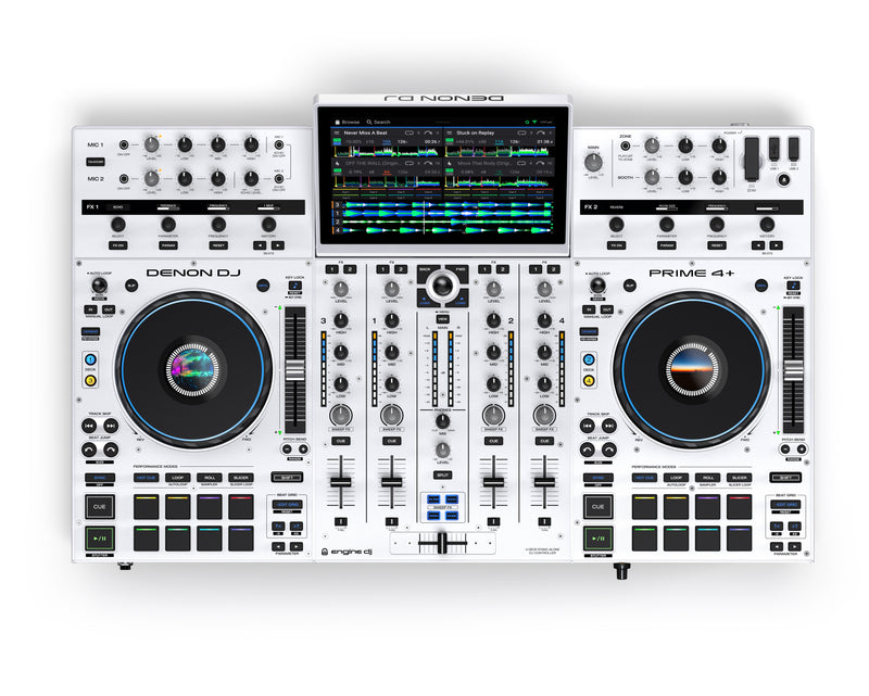 Denon DJ Prime 4 + White Special Edition