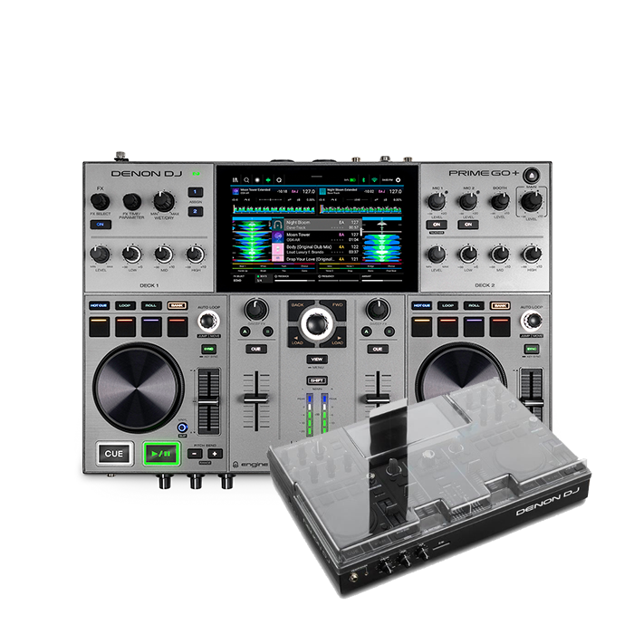 Denon DJ Prime Go+ & Decksaver Bundle