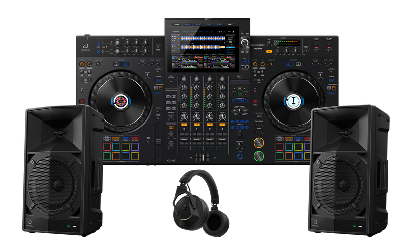 Alphatheta XDJ-AZ, WAVE-EIGHT & HDJ-F10 Bundle