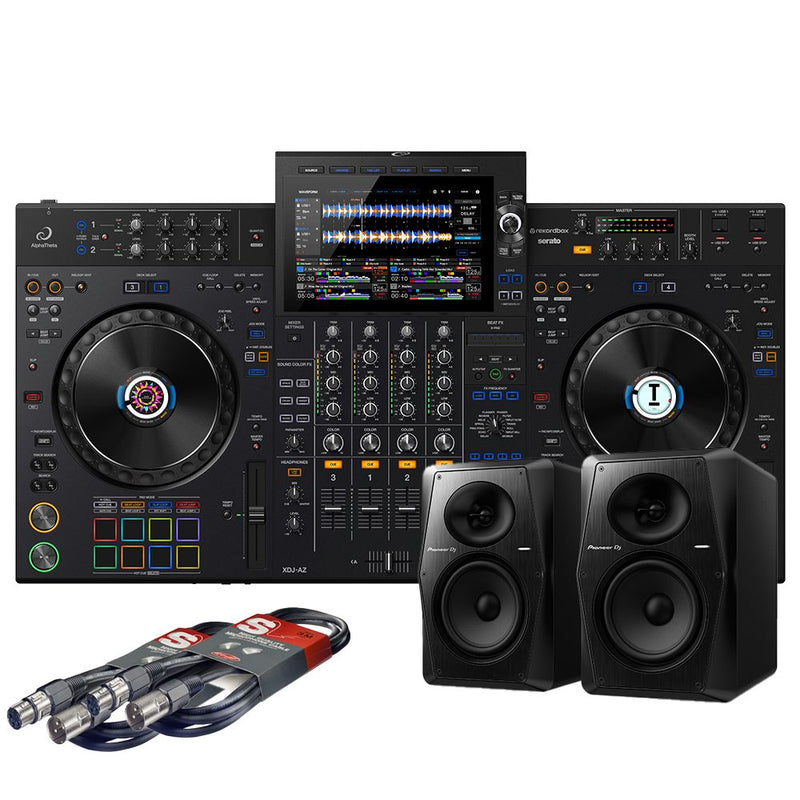 Alphatheta XDJ-AZ & VM-70 (Pair) & cables Bundle