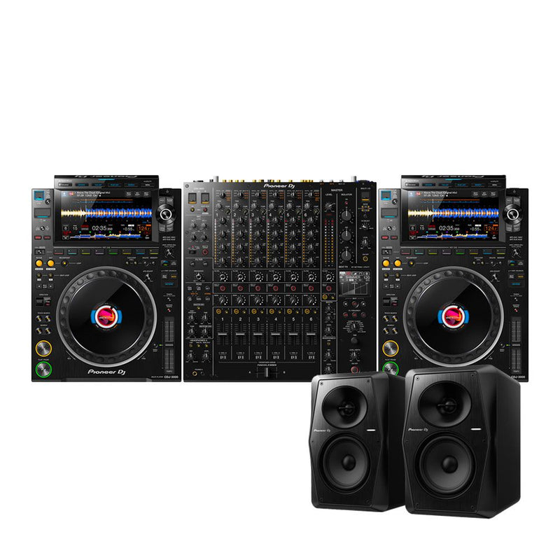 Pioneer DJ CDJ-3000 (Pair) & DJM-V10 & VM-50 (Pair) & Cables