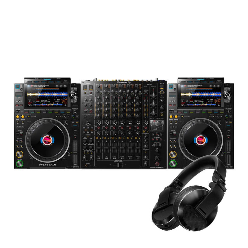 Pioneer DJ CDJ-3000 (Pair) & DJM-V10 & HDJ-X10