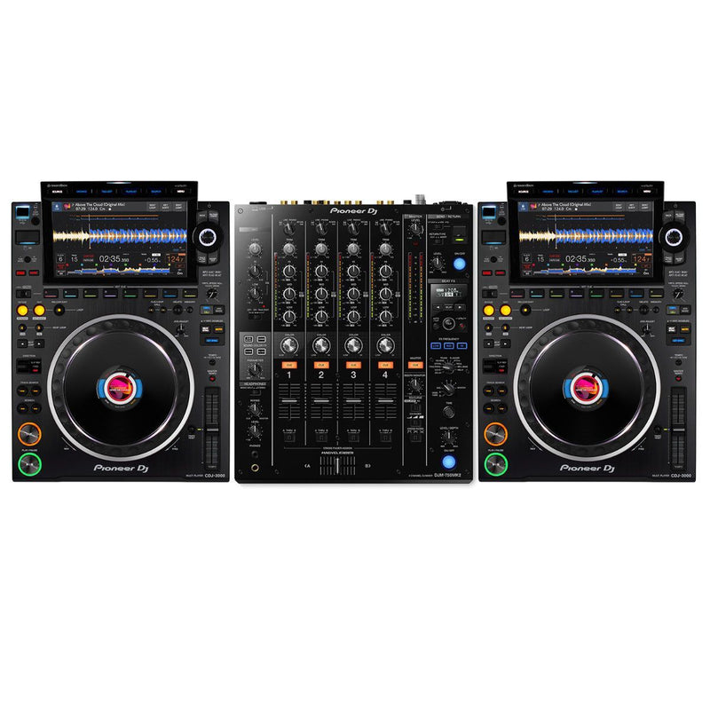 Pioneer DJ CDJ-3000 (Pair) & DJM-750MK2